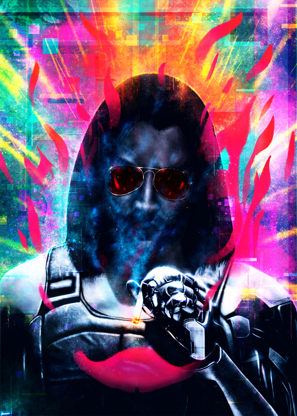 ArtStation - Cyberpunk 2077 - Johnny Silverhand
