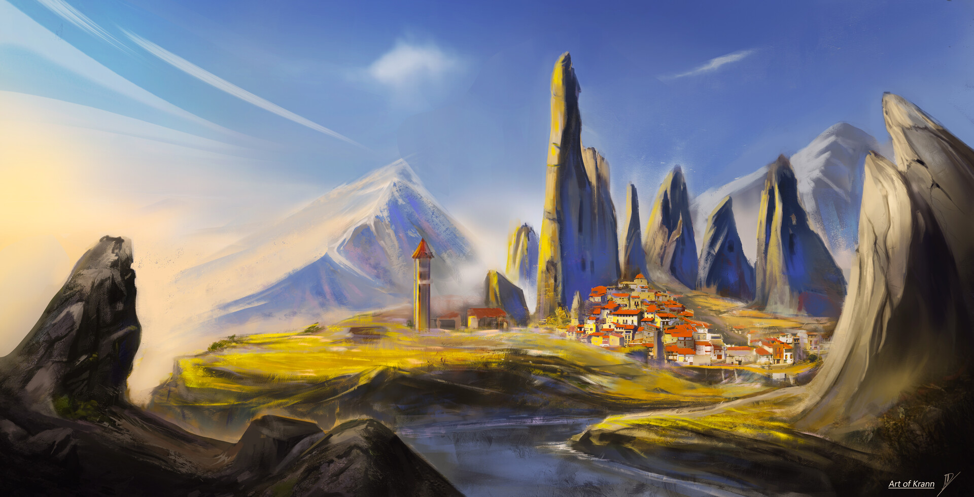ArtStation - Capadocia City Fantasy