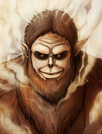 photo Beast Titan Drawing artstation beast titan artwork mcashe