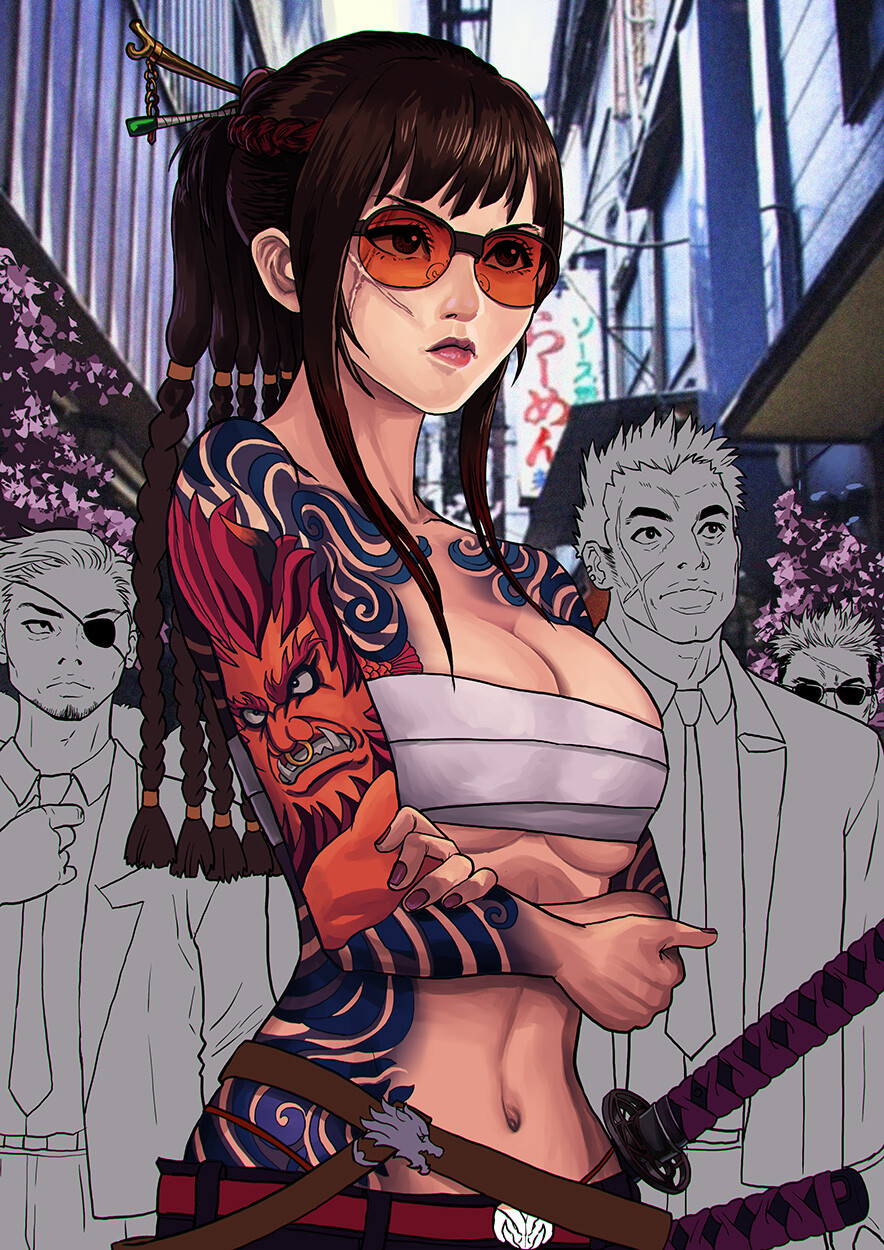 ArtStation - Yakuza Girl