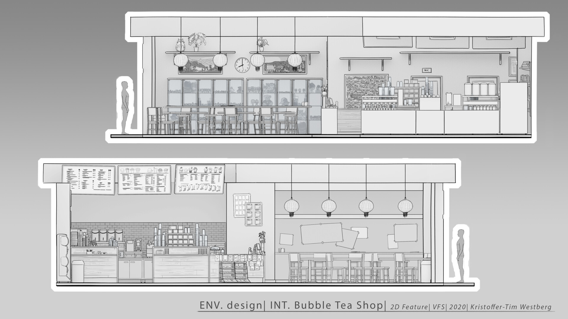 Kristoffer tim westberg environment design bubble tea shop