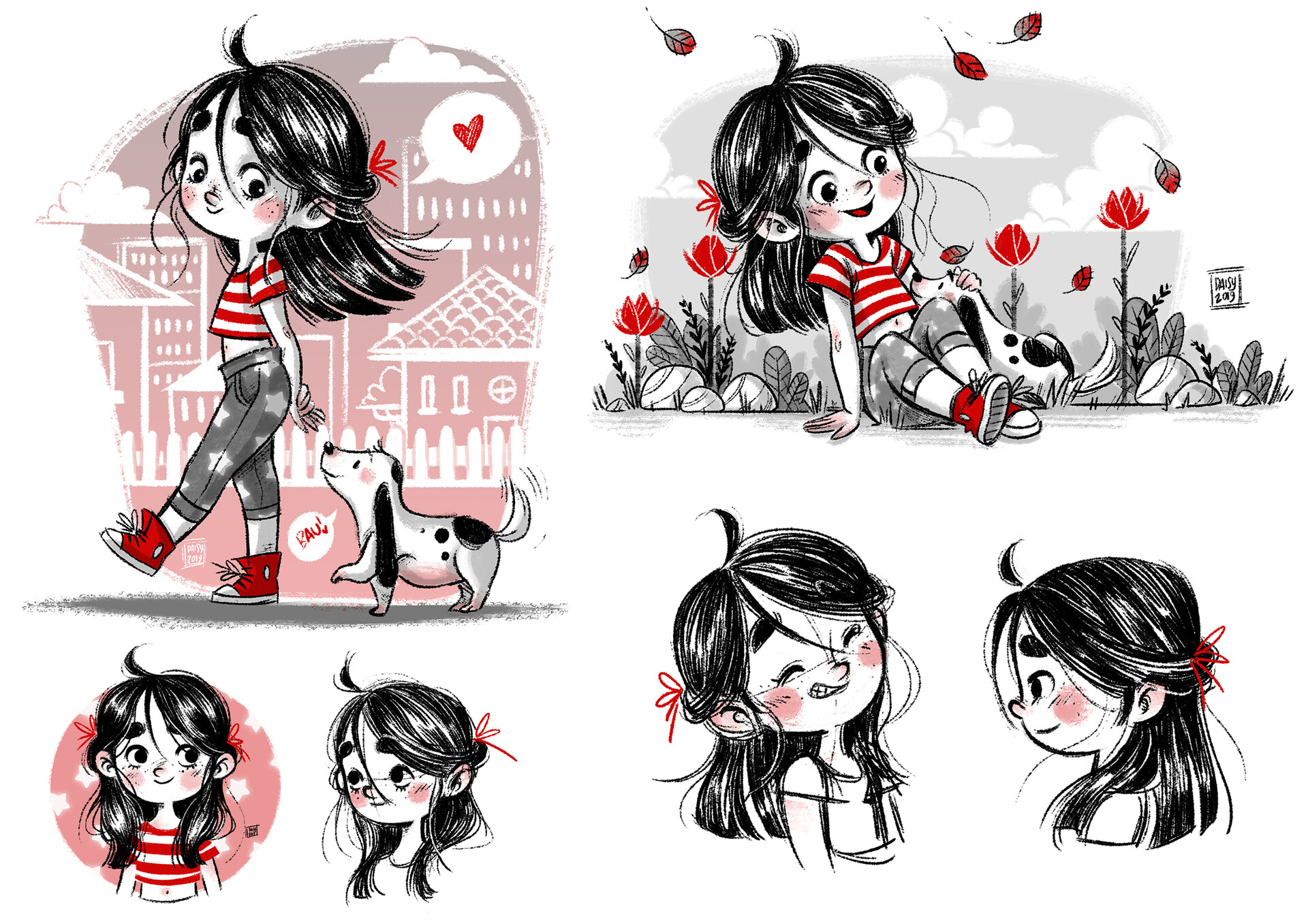 ArtStation - Yuki character sketches