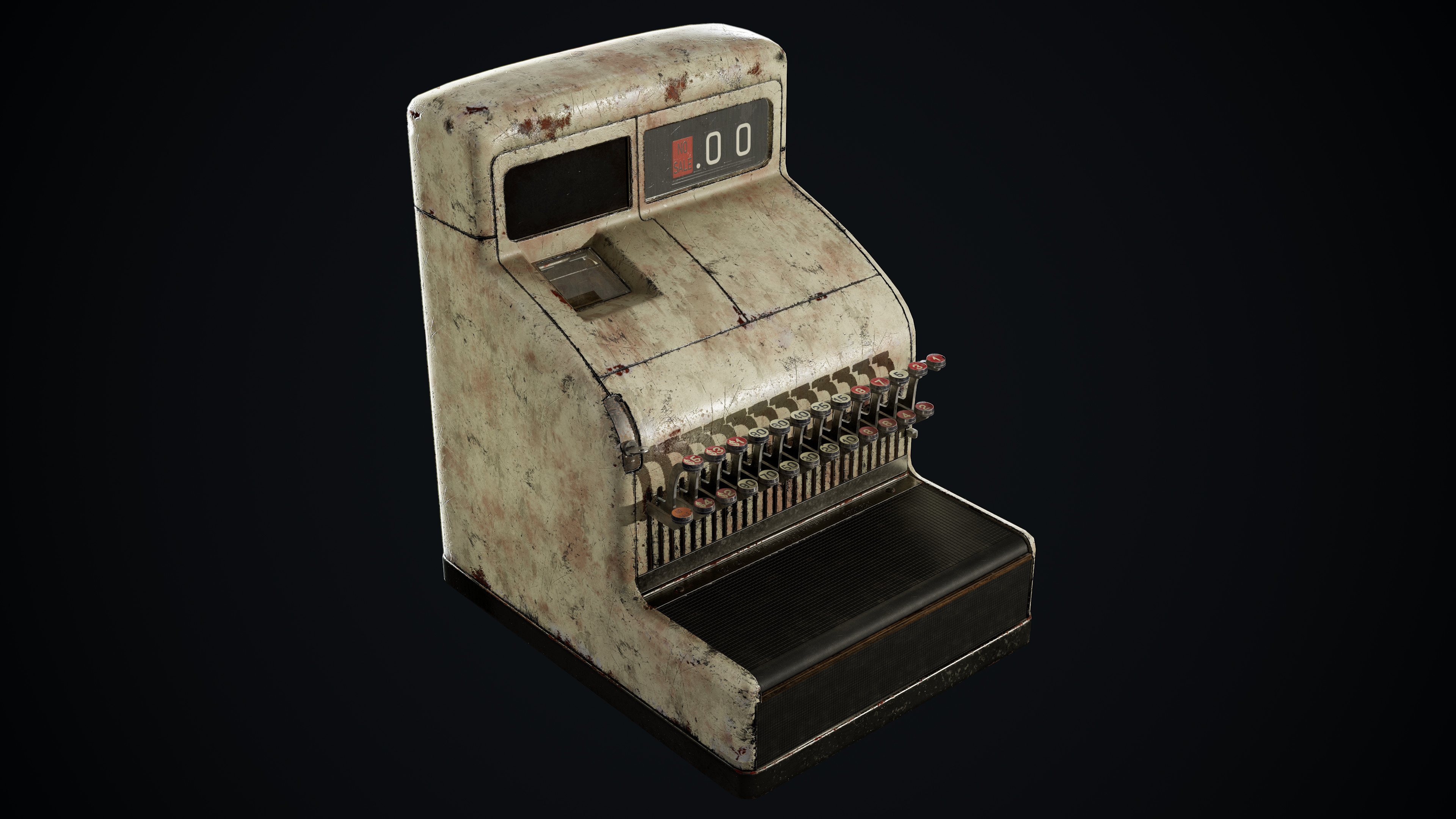 artstation retro cash register 1950 ocean jonathan devach