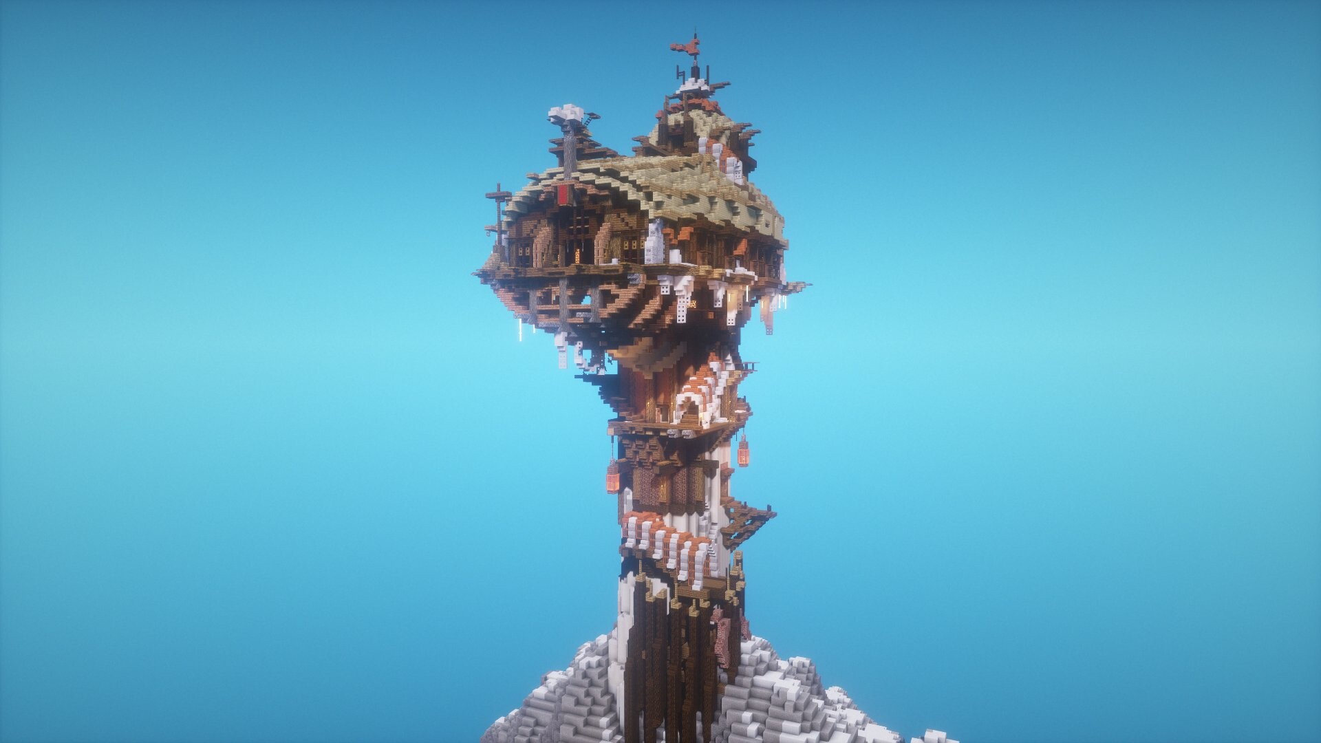 Minecraft Steampunk Tower