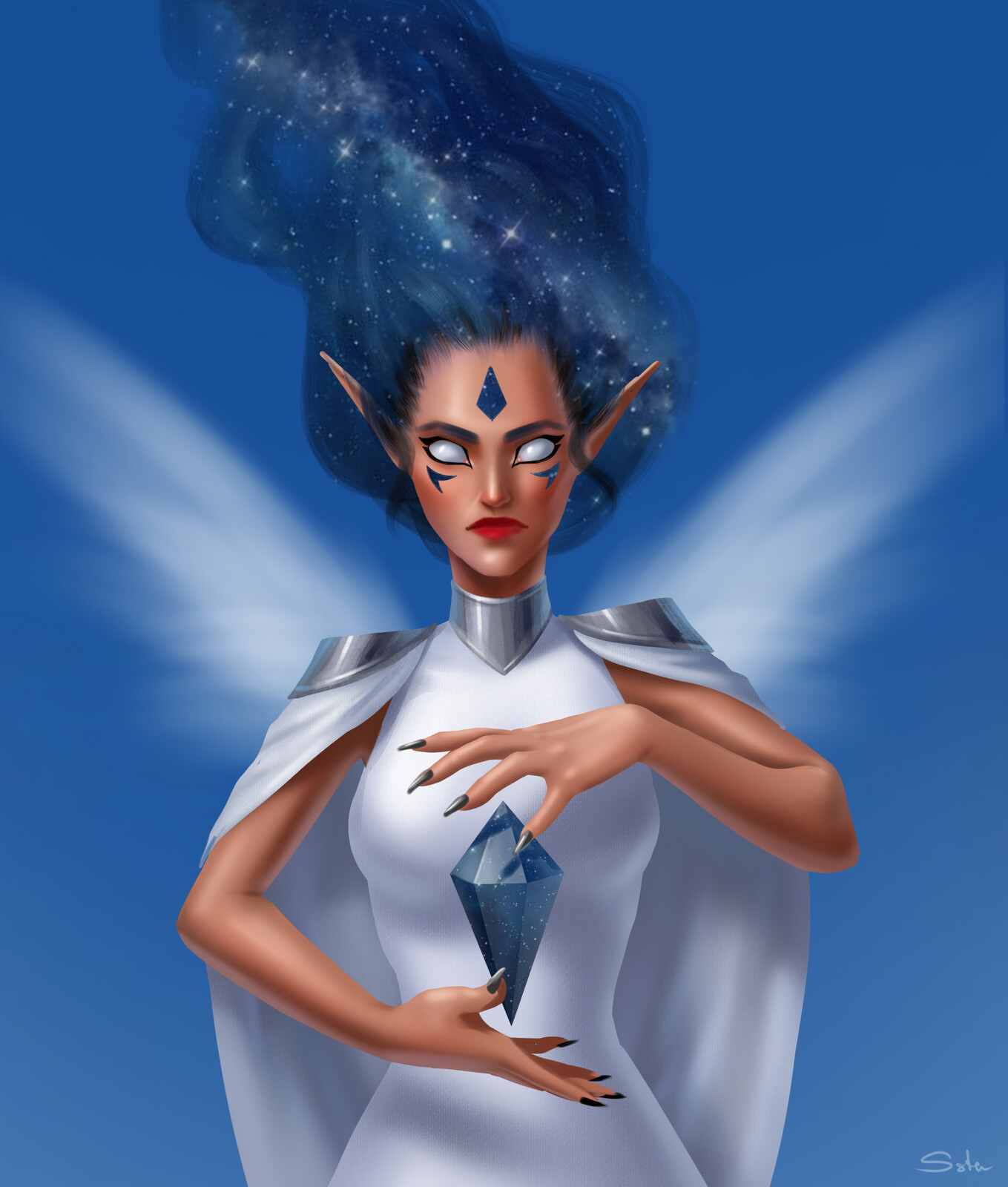 Fairy of magic crystals