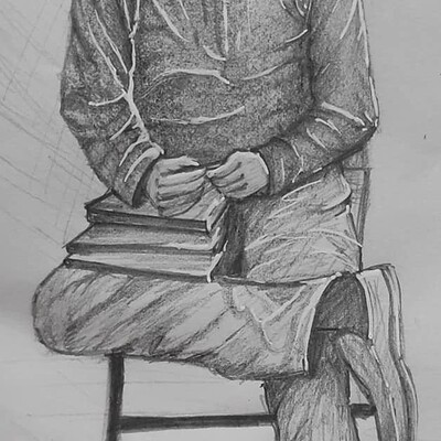 Artstation Pencil Sketch Ila Bharti