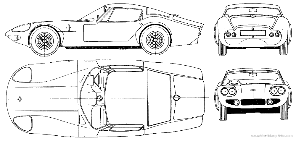 Opel speedster чертеж