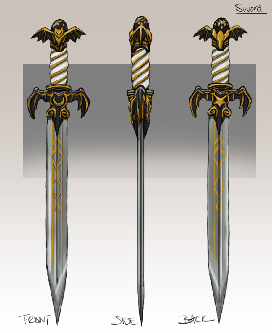 ArtStation Sword prop design