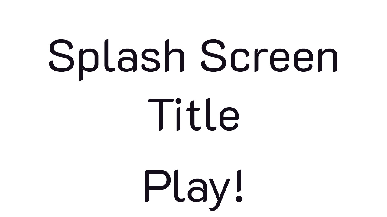 Original wireframe rough for splash/title screen.