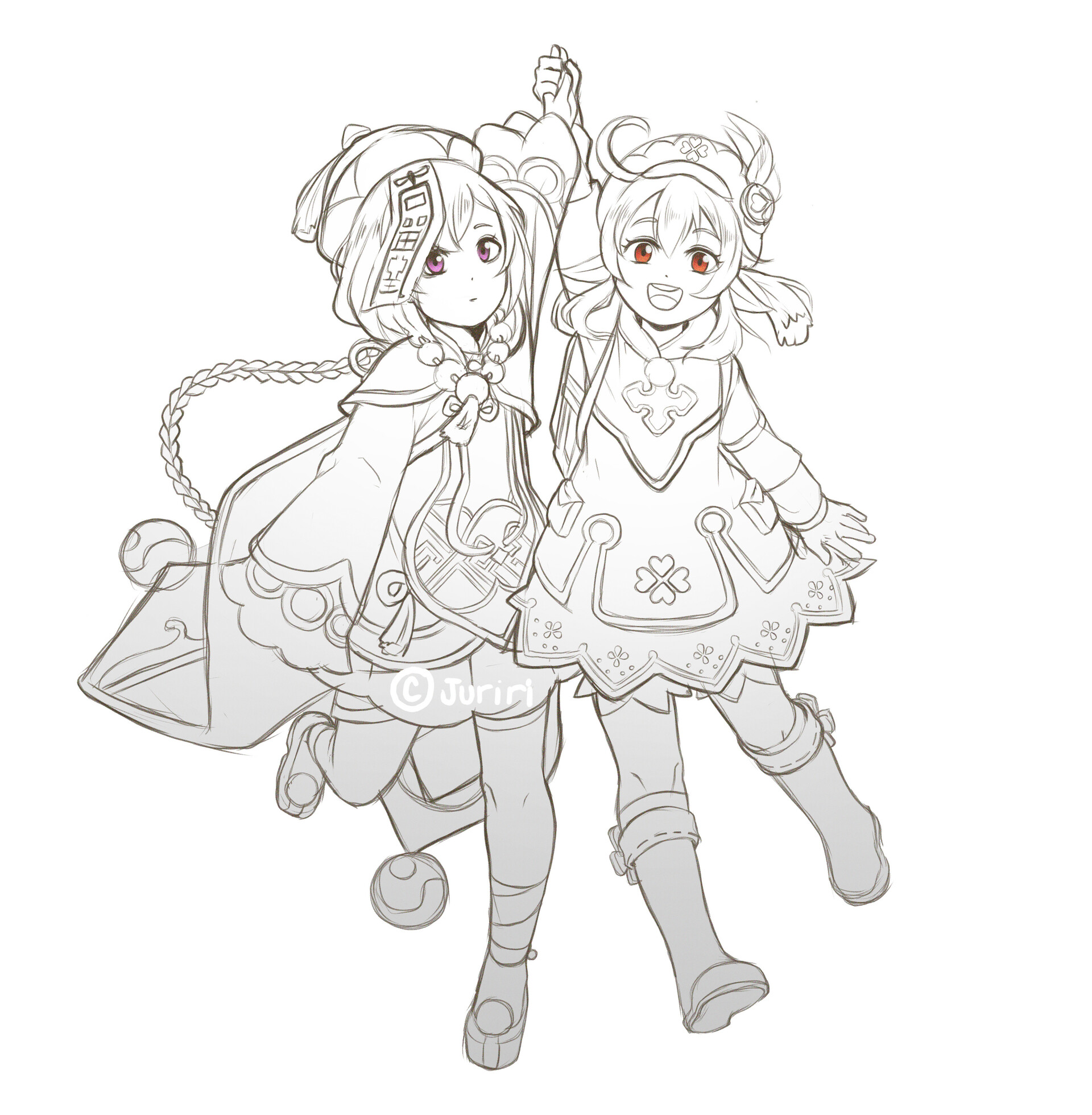 ArtStation - Genshin Impact Practice Sketches III