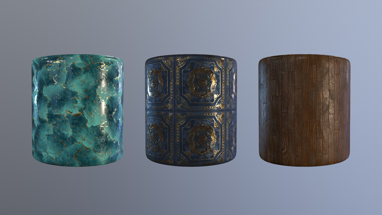 Seamless textures rendered in Marmoset