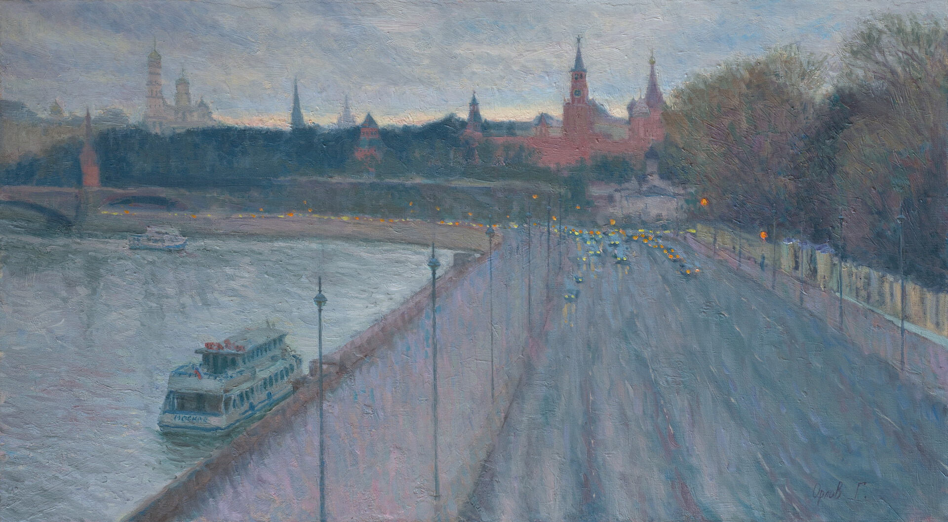 Москва москворецкий мост картина