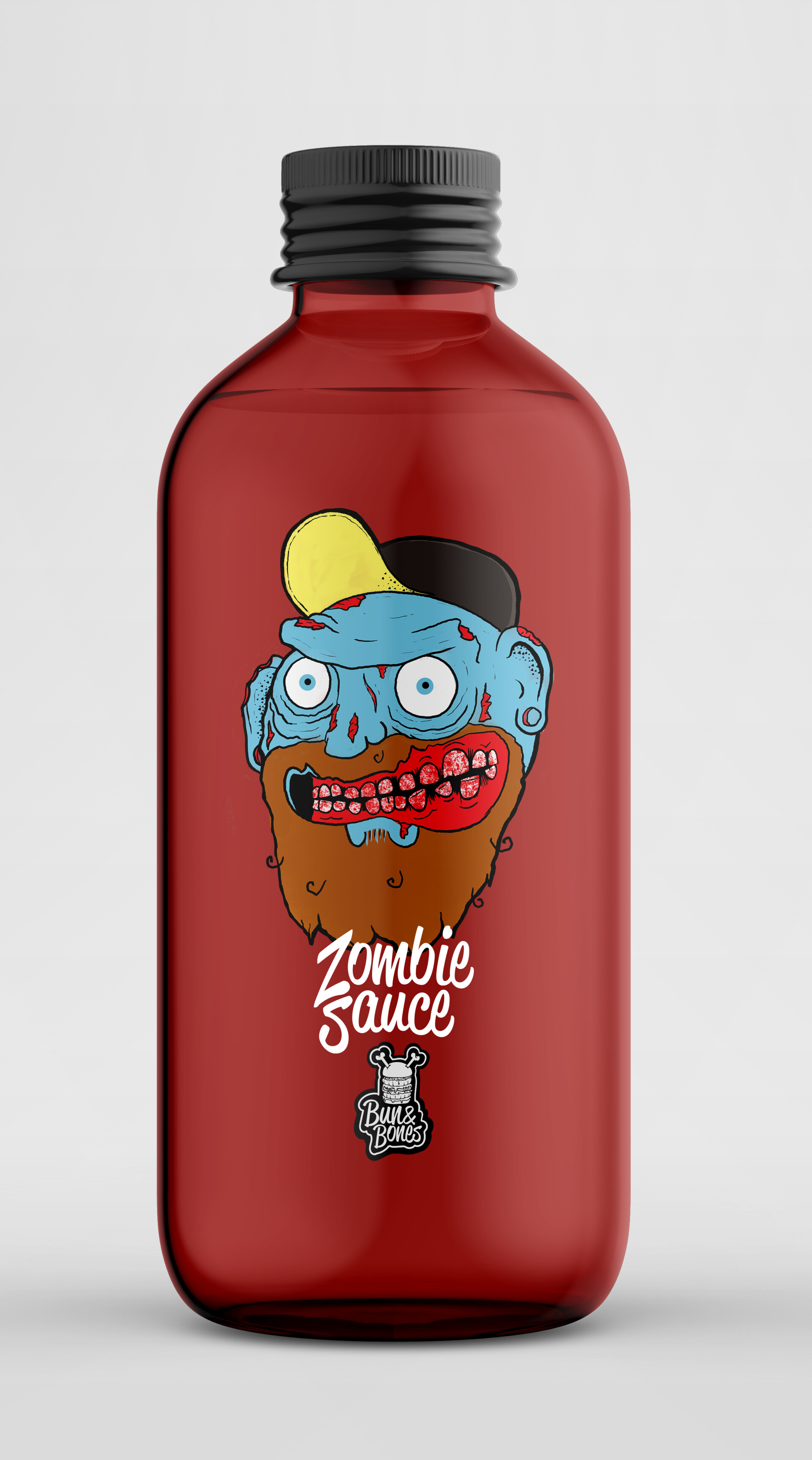 Download Artstation Sauce Bottle Mockup For The Bun And Bones Club Liam Quinn Williams