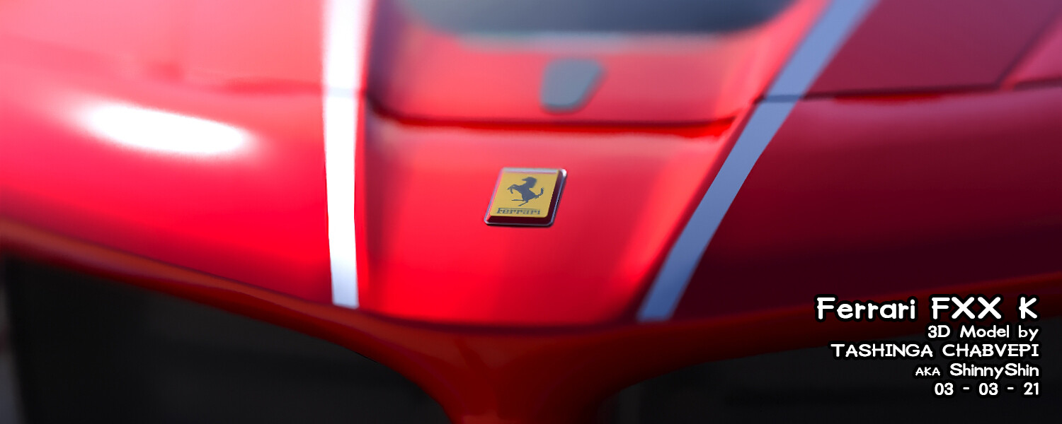  Car Emblème pour Ferrari FXX 2017-2023 ABS Badge