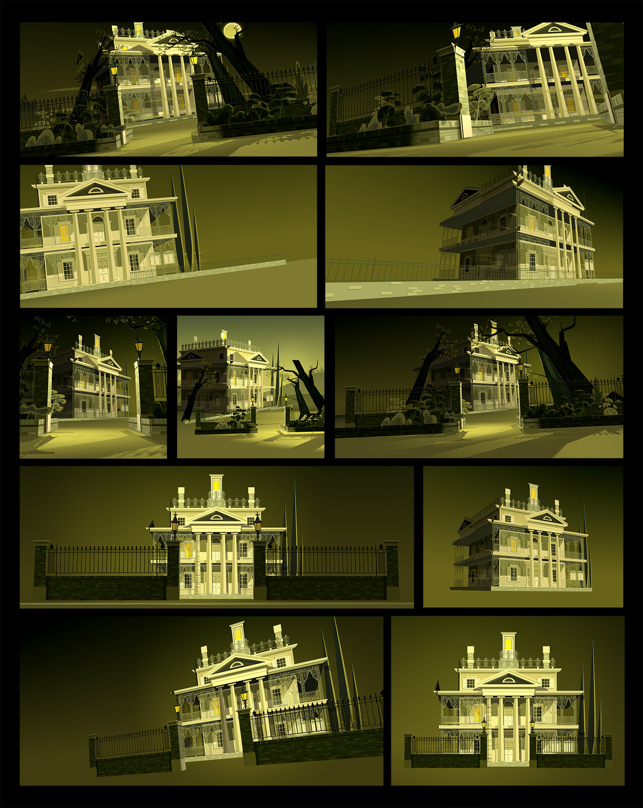 3D renders of the house