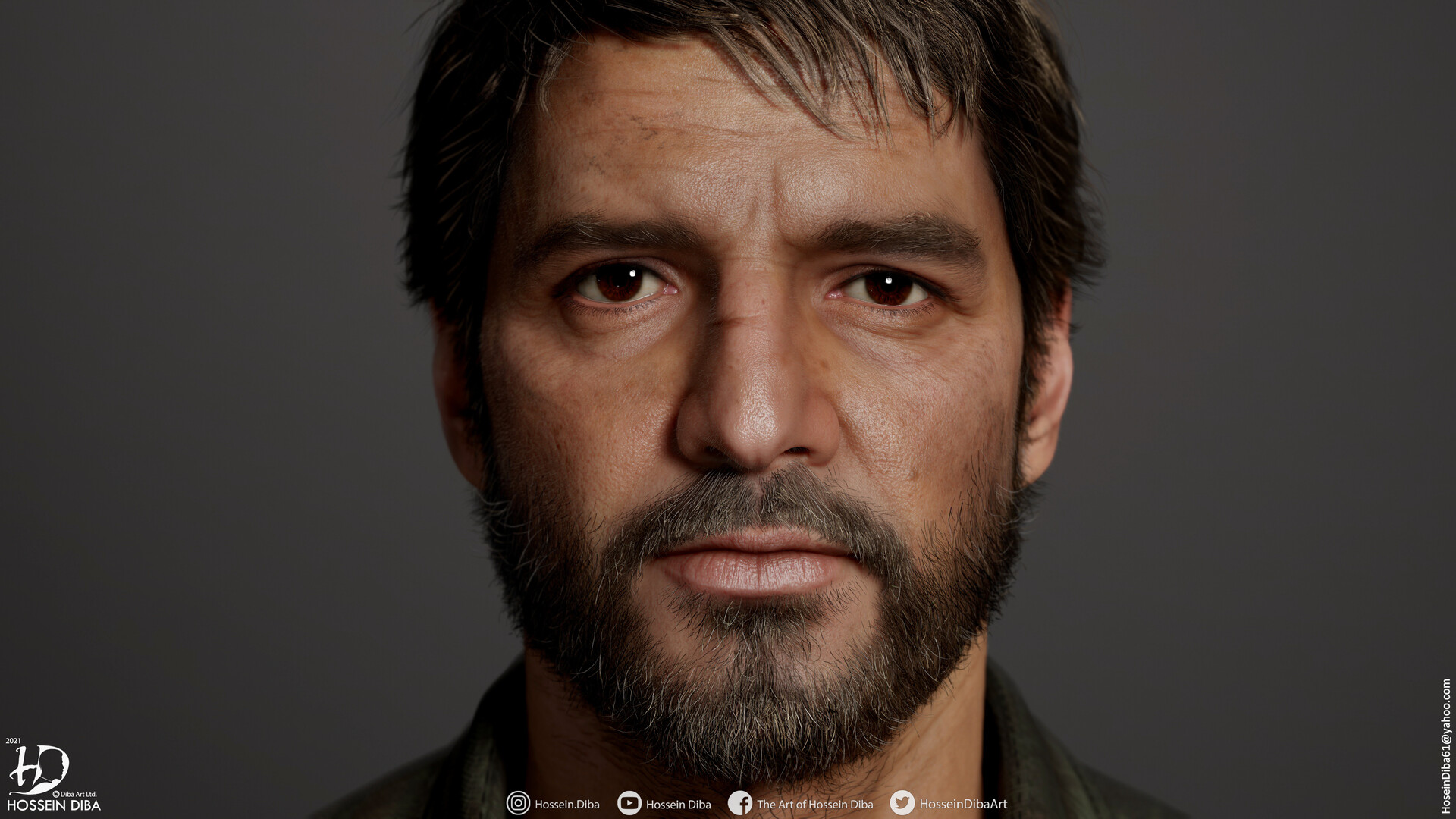 The Last of Us: Fã cria Pedro Pascal como Joel em arte 3D