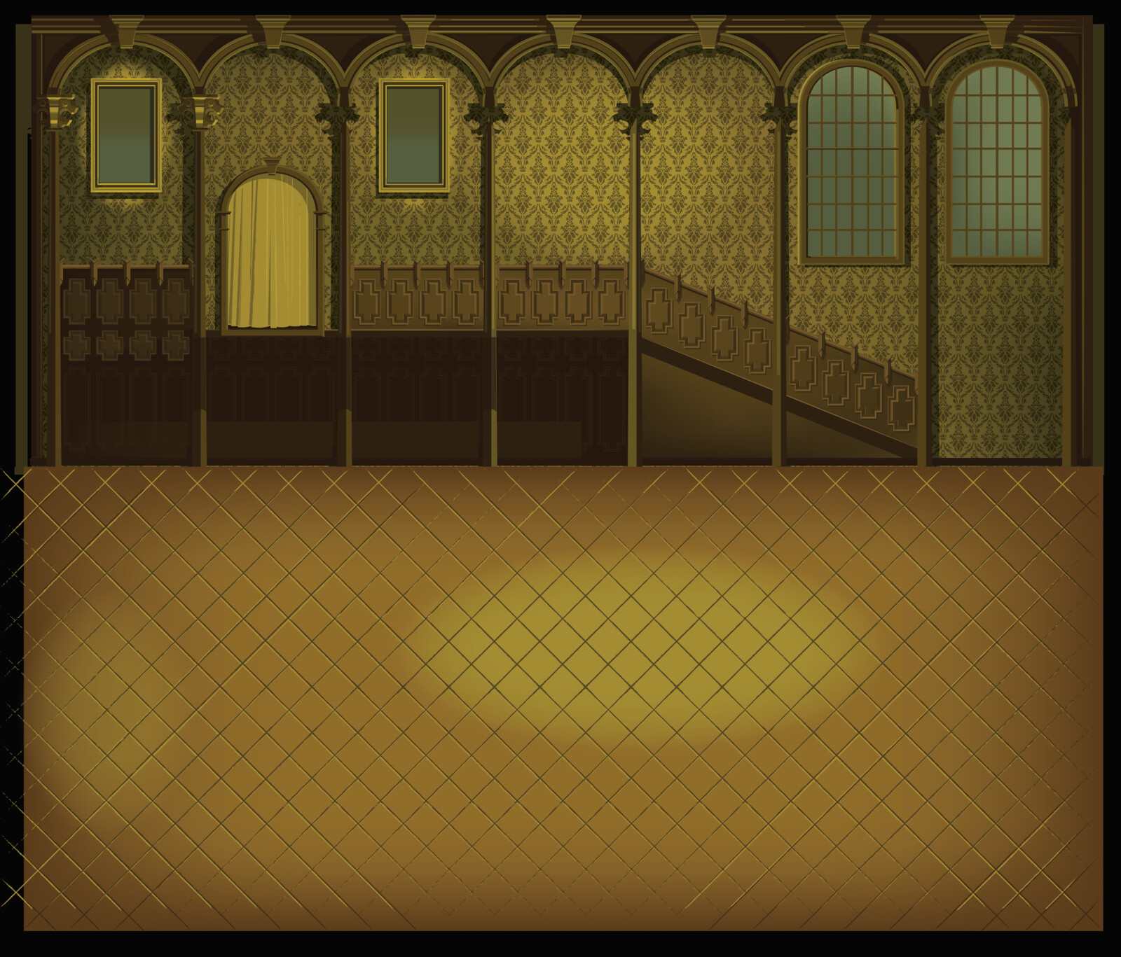I created the whole book flat and then used photoshop to place 