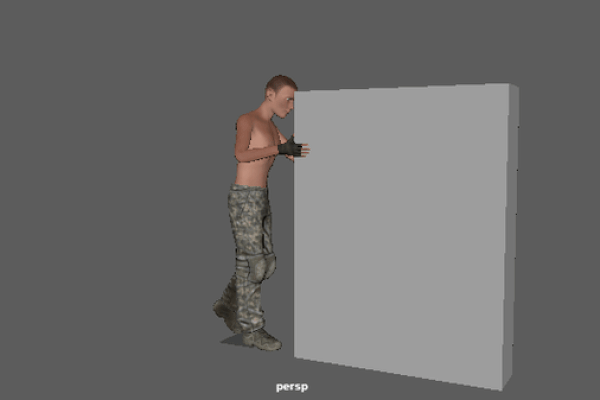 Push animation 
