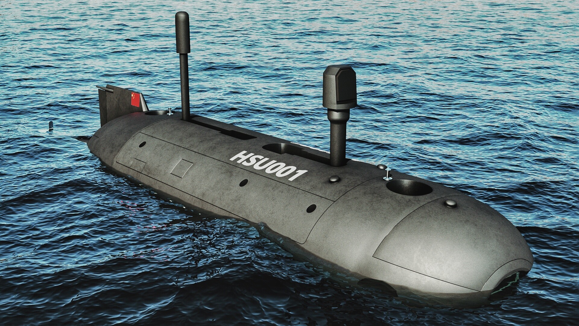 ArtStation - HSU001 unmanned submarine