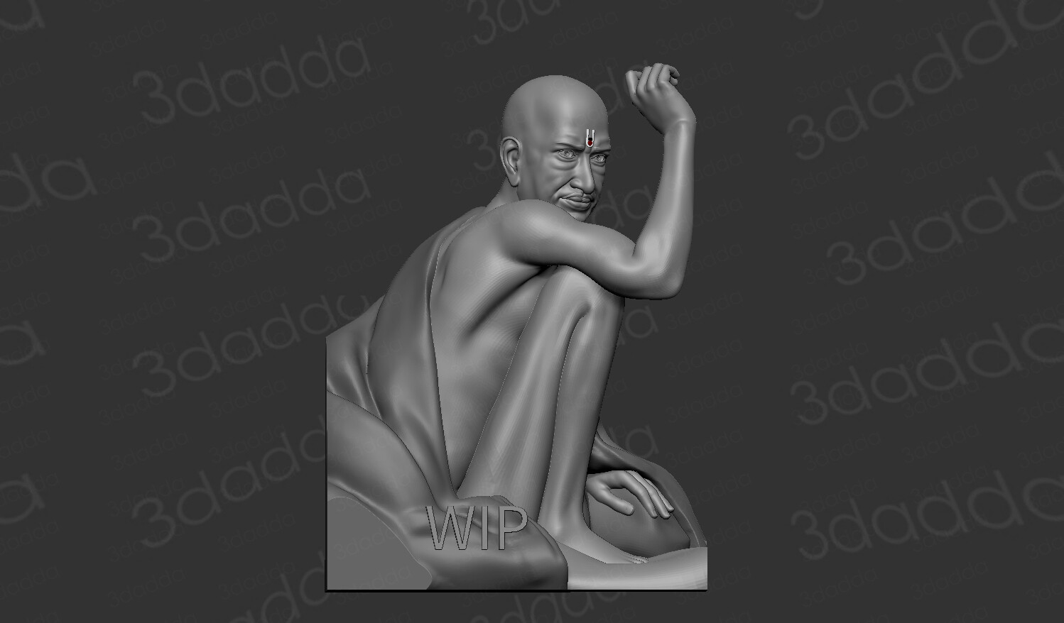 Artstation Shri Gajanan Maharaj 3d Model For 3d Printing Vicky Kapure