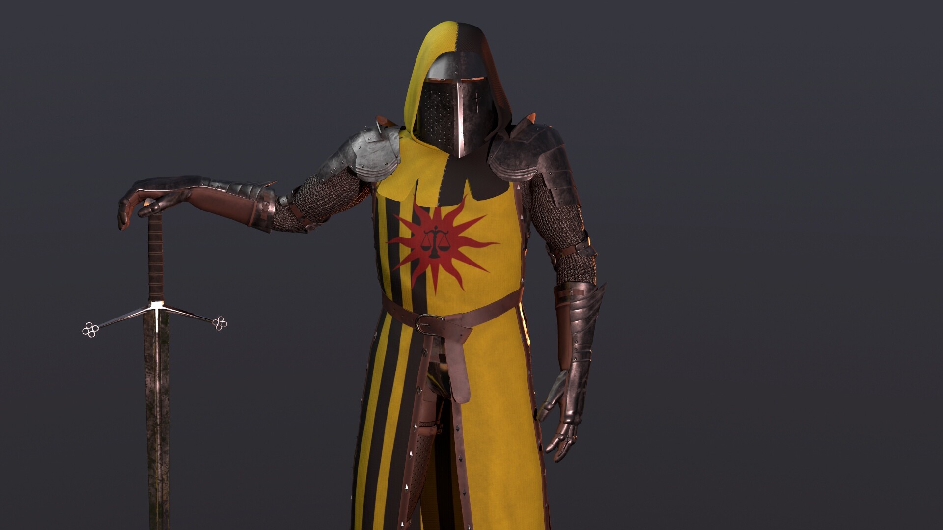 Sun knight. Knight of Blazing Sun with Falx. Sun Knight Sindo. Second Sun Knight