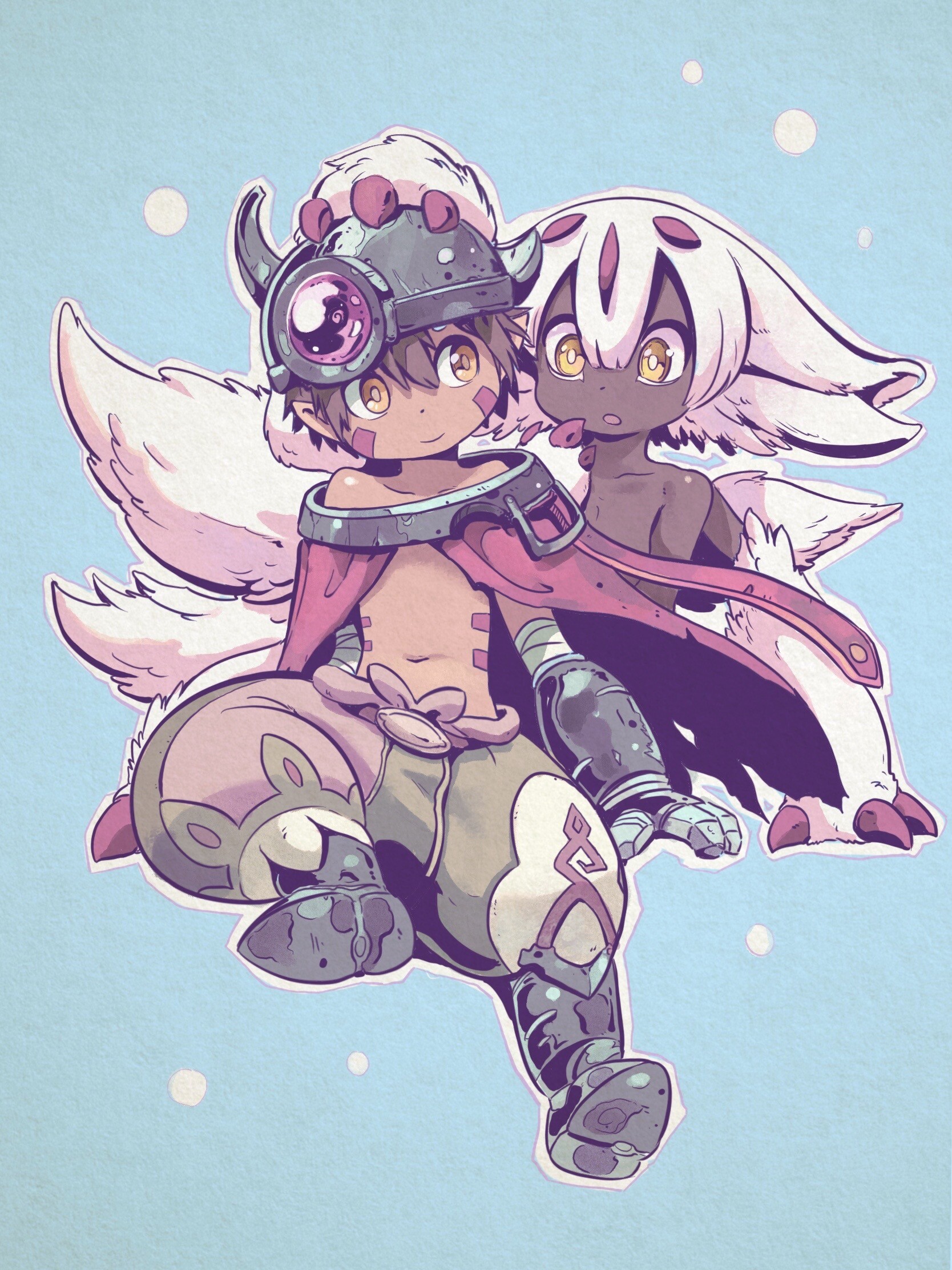 Made In Abyss Faputa And Reg ArtStation - Reg and Faputa
