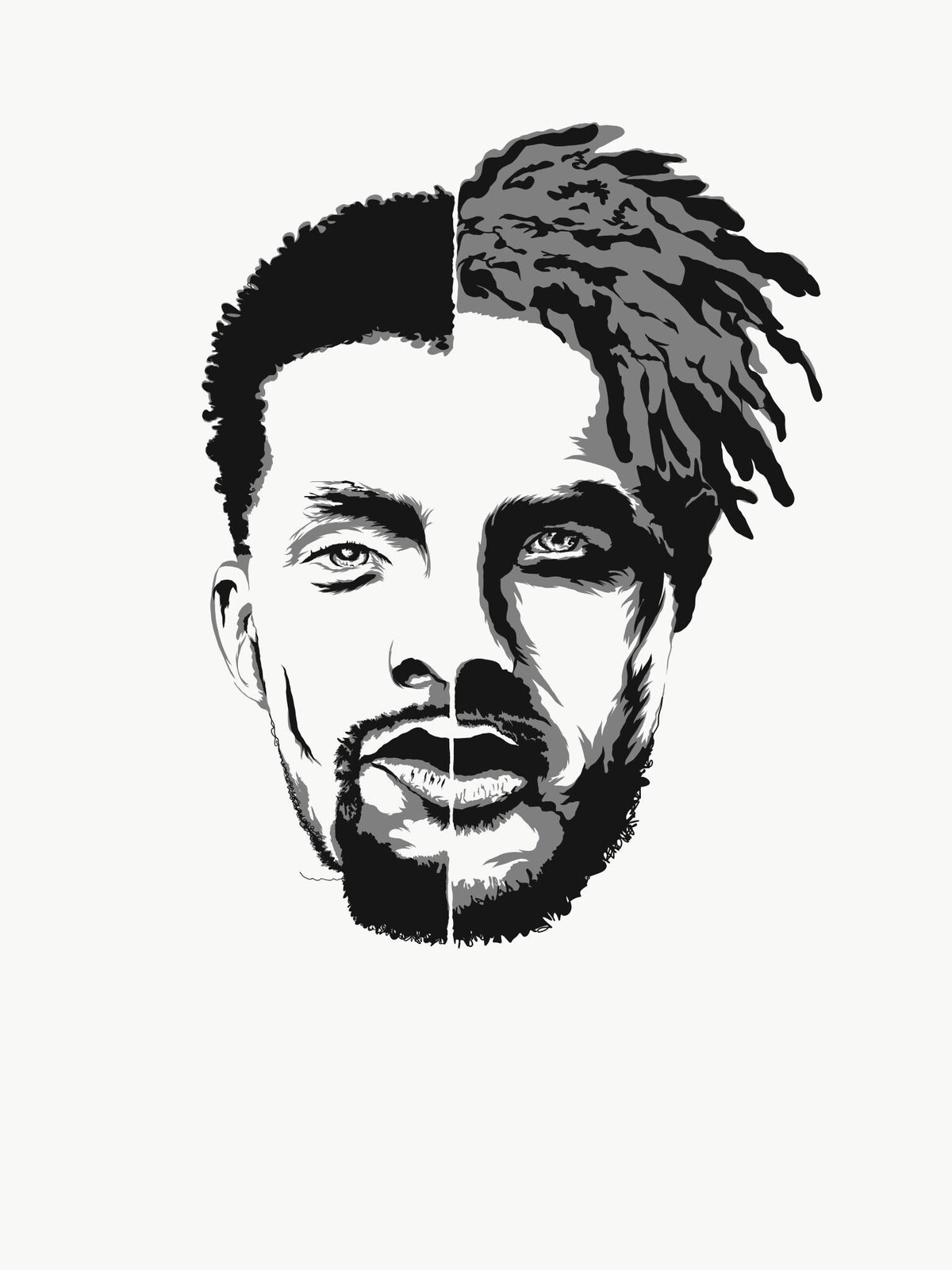 Black Panther Dual Portrait