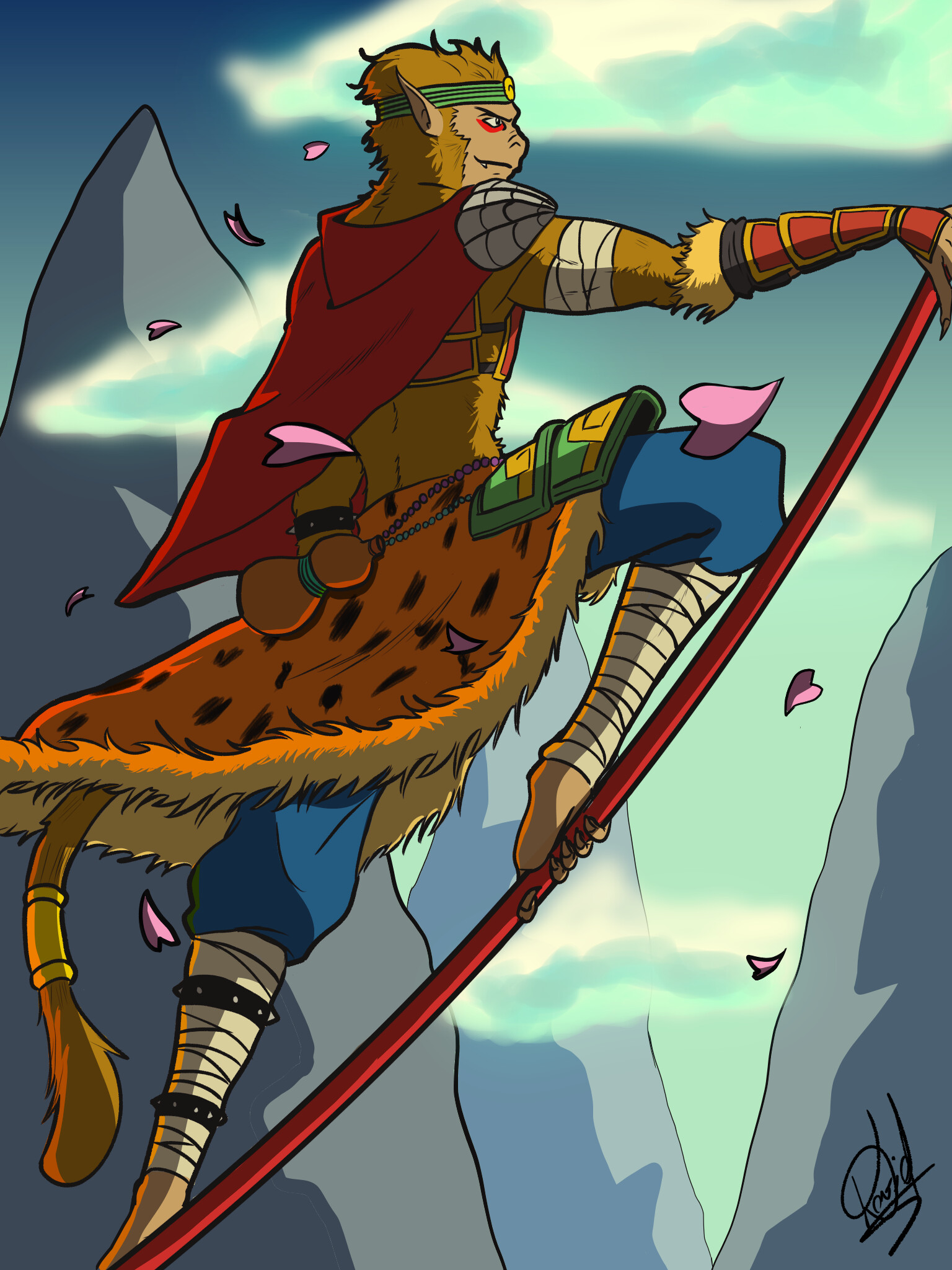 Artstation Sun Wukong David Amaral