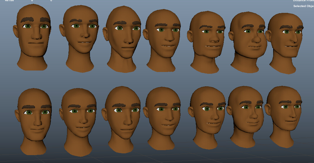 The result is a wide variety of heads and skintones we can quickly pull from to crank out lots of characters for our small team.