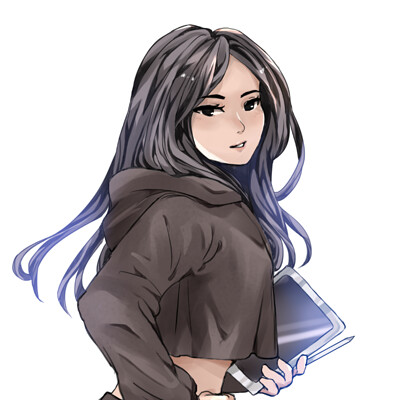 Artstation Anime Girl Character Design For Visual Novel