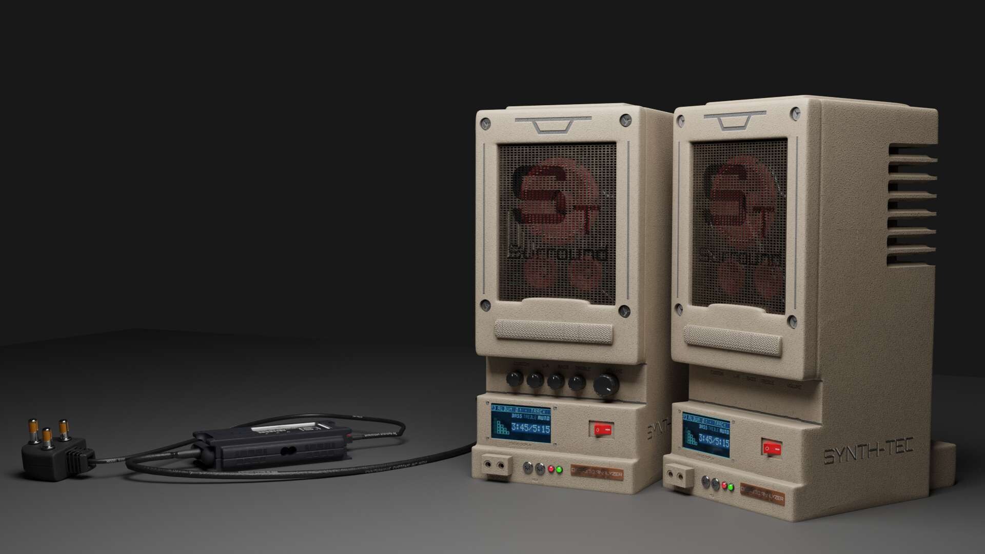ArtStation - PC Retro Speakers