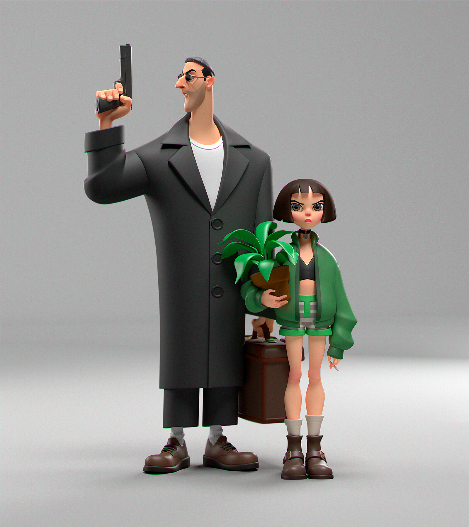 ArtStation - Leon & Matilda - The Professional