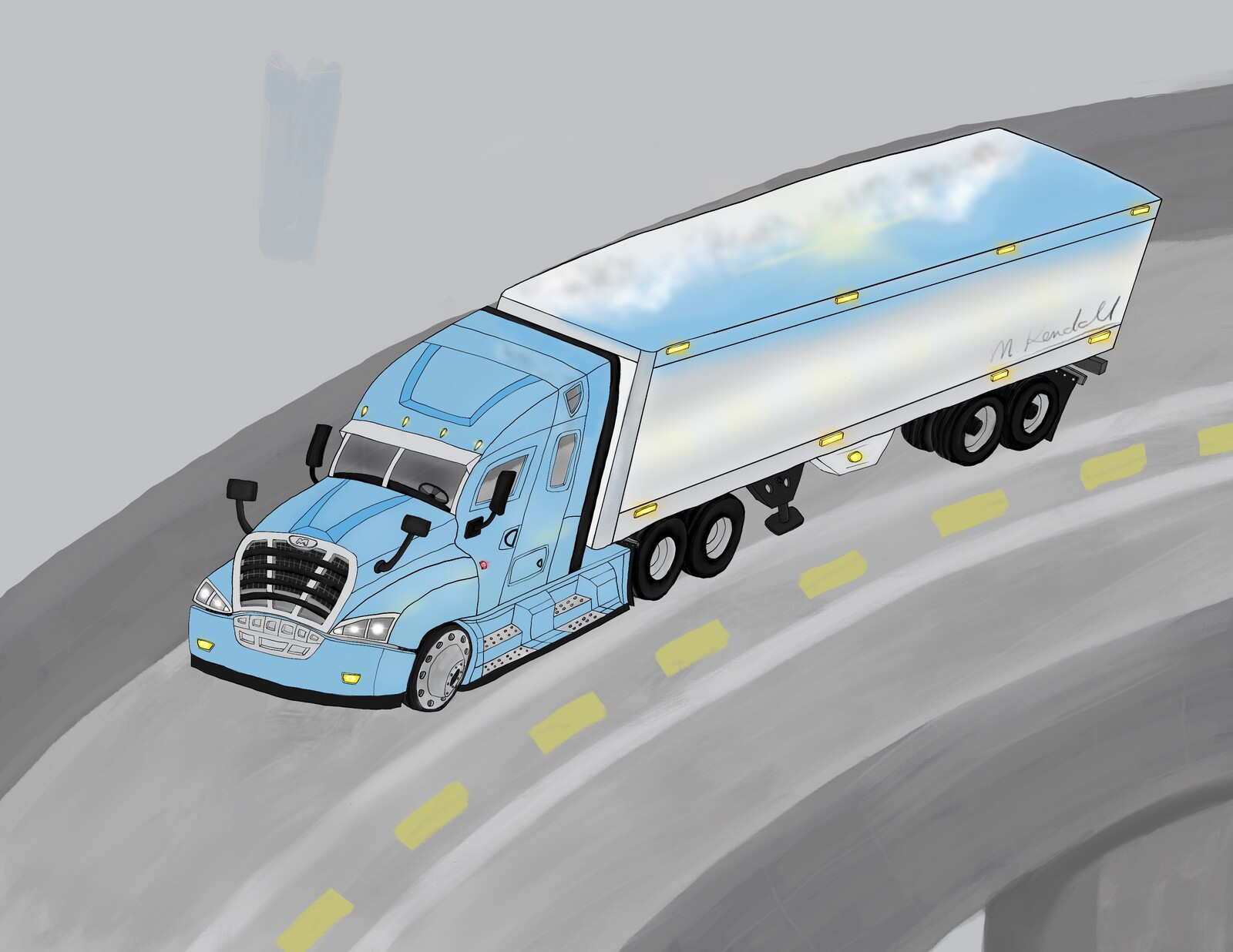 Semi truck