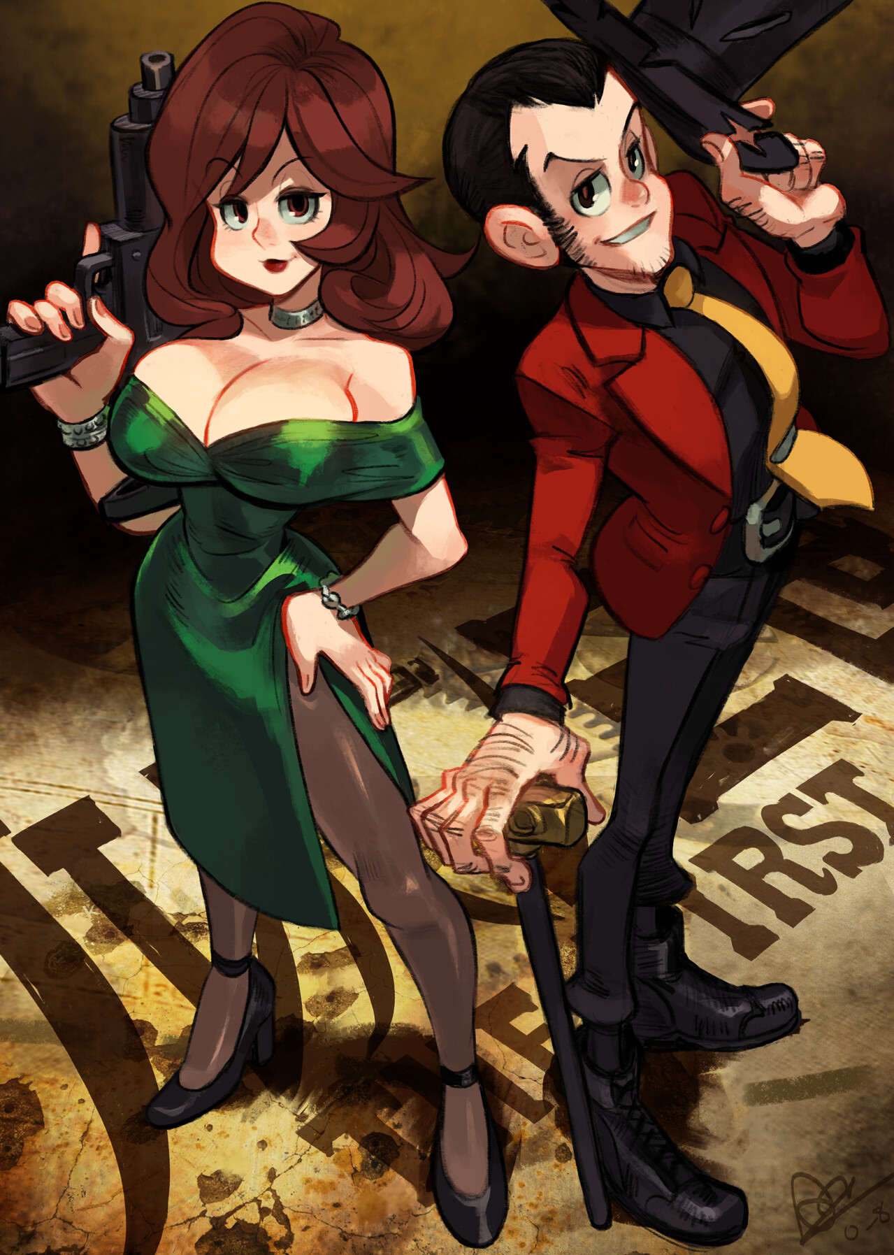Artstation Fujiko And Lupin Iii Alexander Ahad Artstation Fujiko And Lupin Iii Alexander Ahad