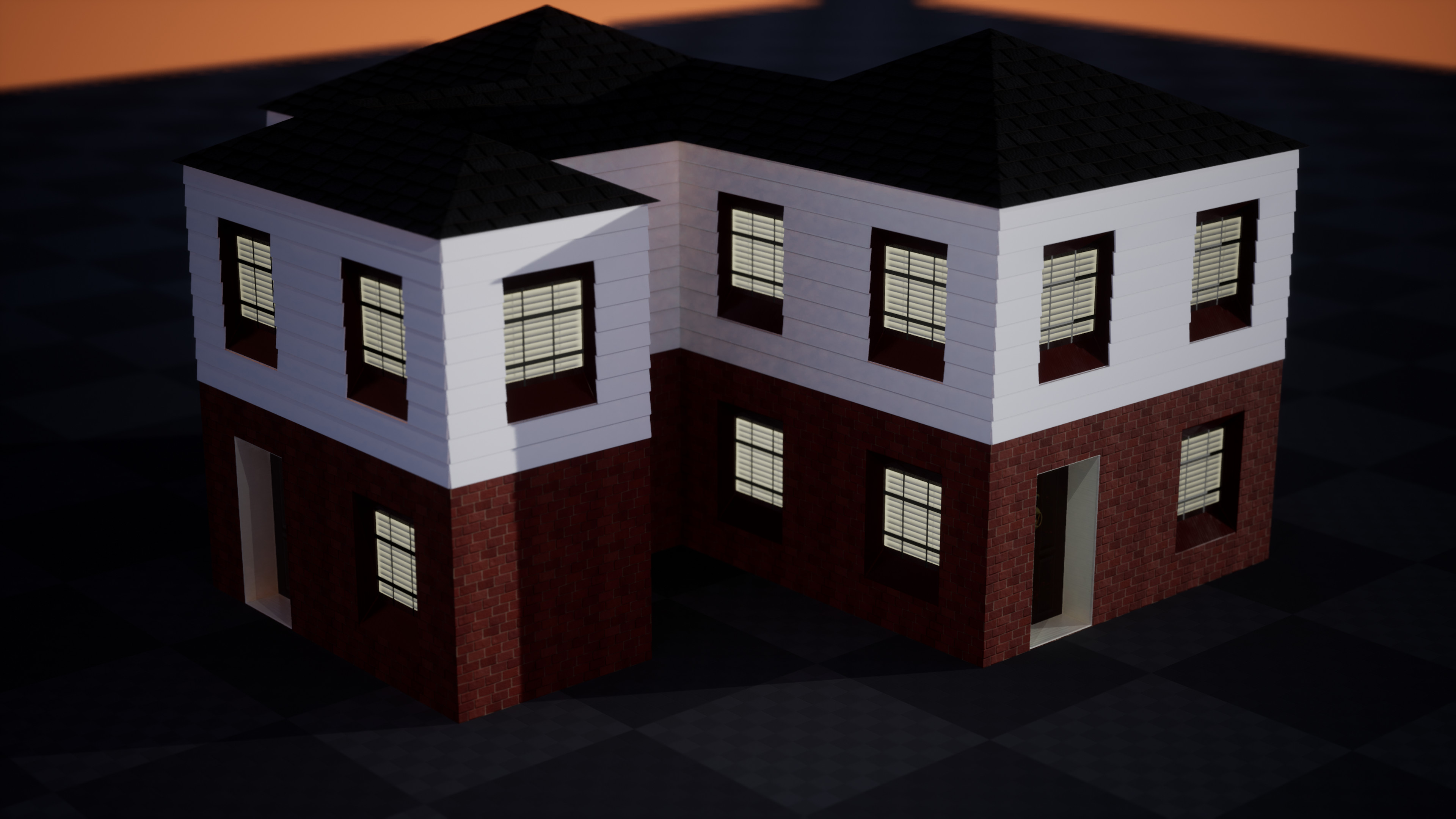 You can even change the shape of the Spline and add new hallways or wings to the house.