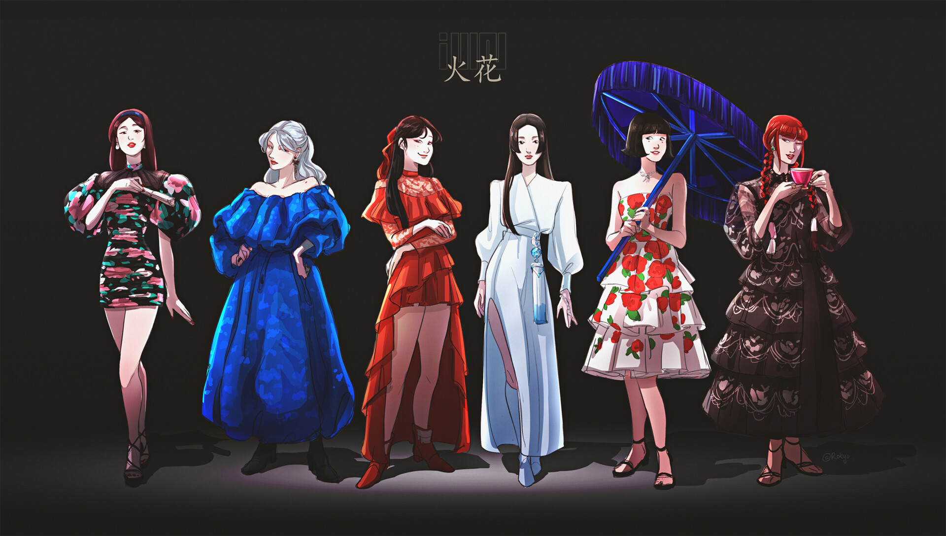 Artstation Kpop G I Dle Hwaa ç«èŠ± Line Up Roxane Vassal