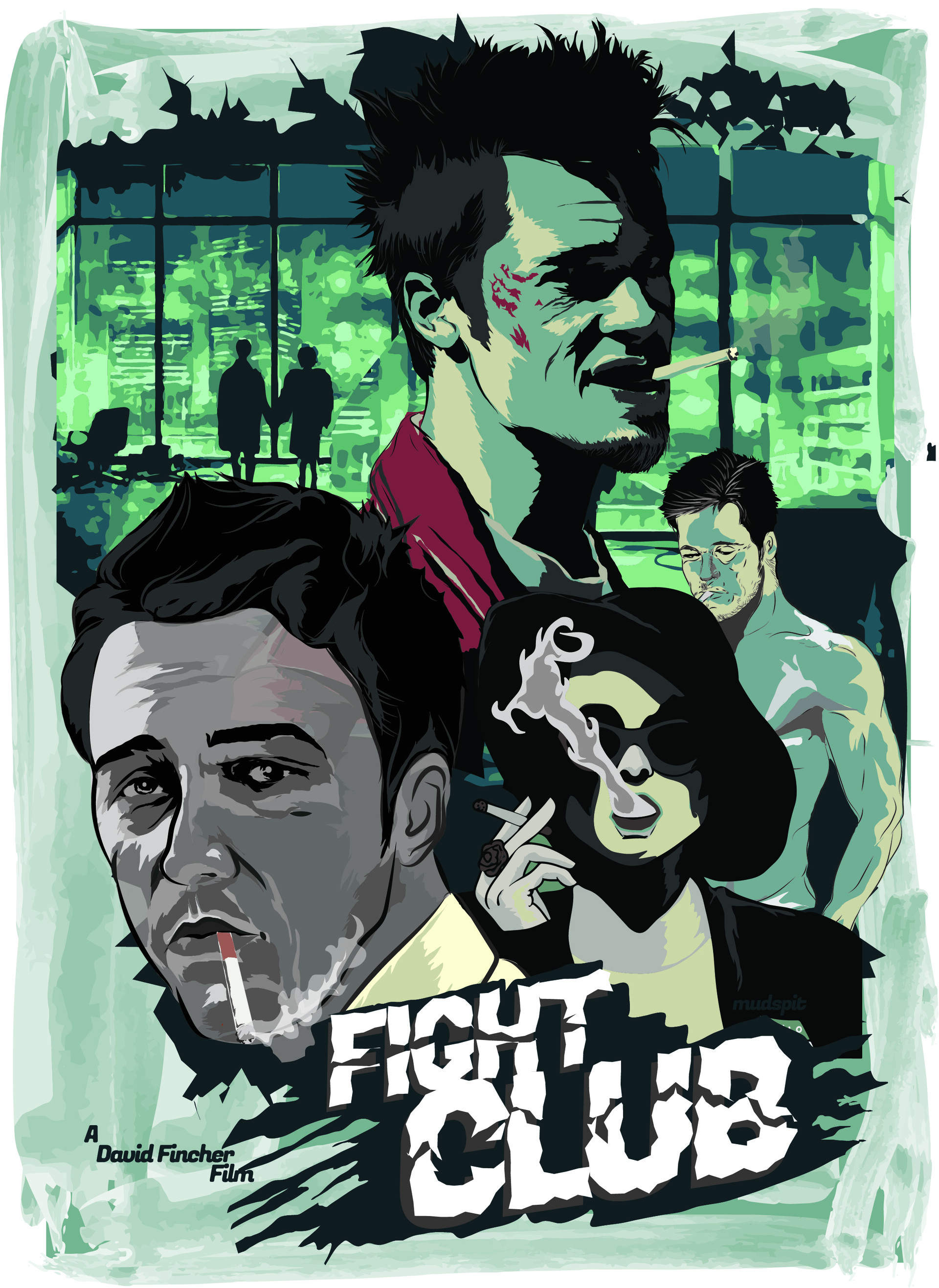 ArtStation - Fight Club movie poster