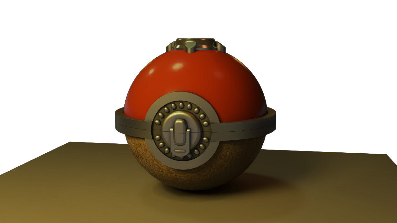 ArtStation - Ancient Pokeball model - Modelo de Pokeball antigua / Pokemon  Legends Arceus