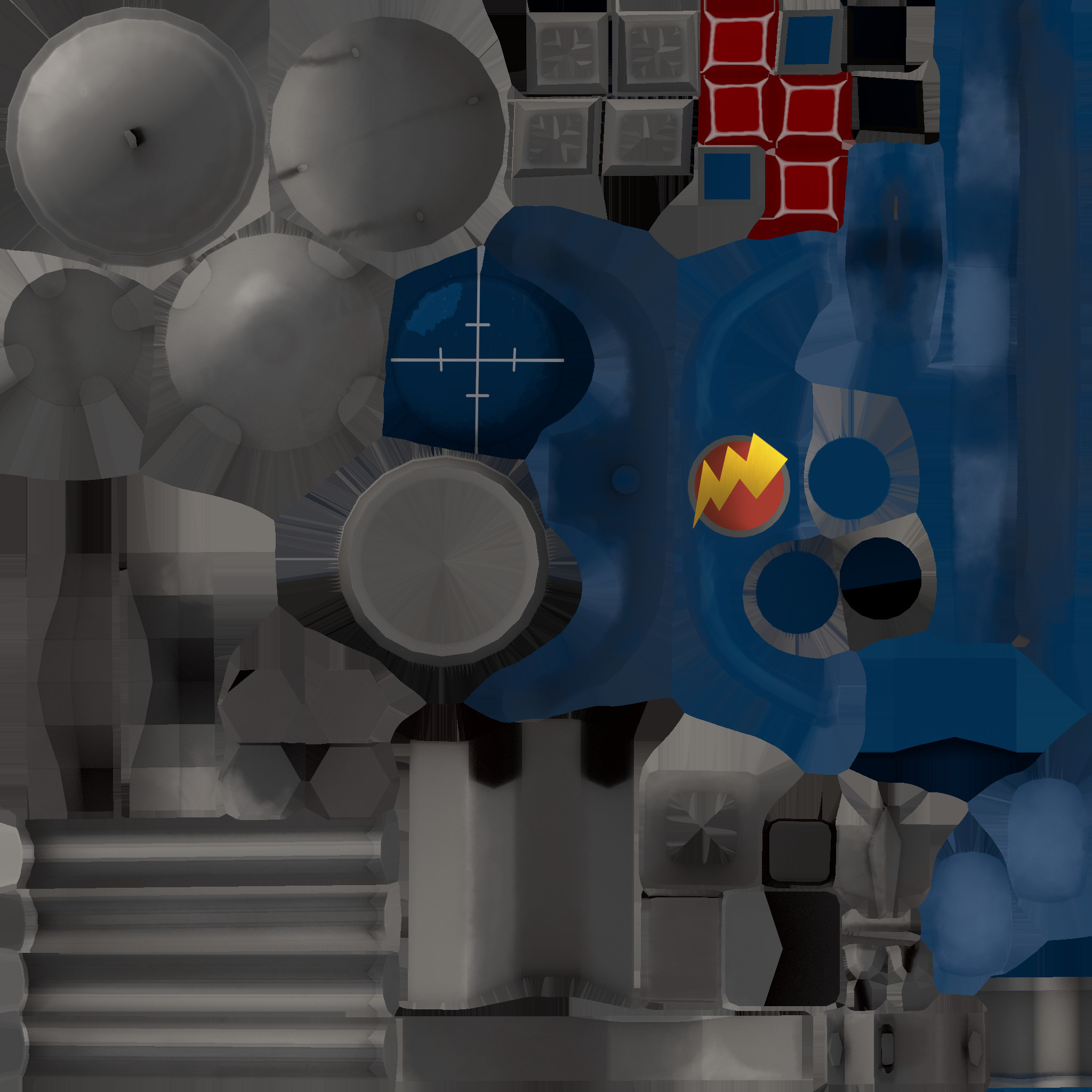  went through several reworks as was initially to detailed and pulled attention away form the body of the ship