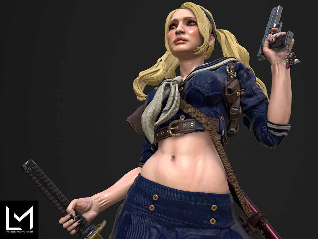 Artstation Sucker Punch Baby Doll Moonjoo Lee