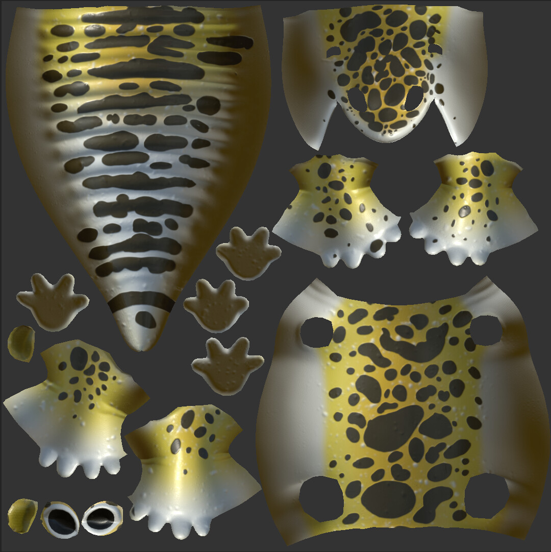 Textures  in UV space