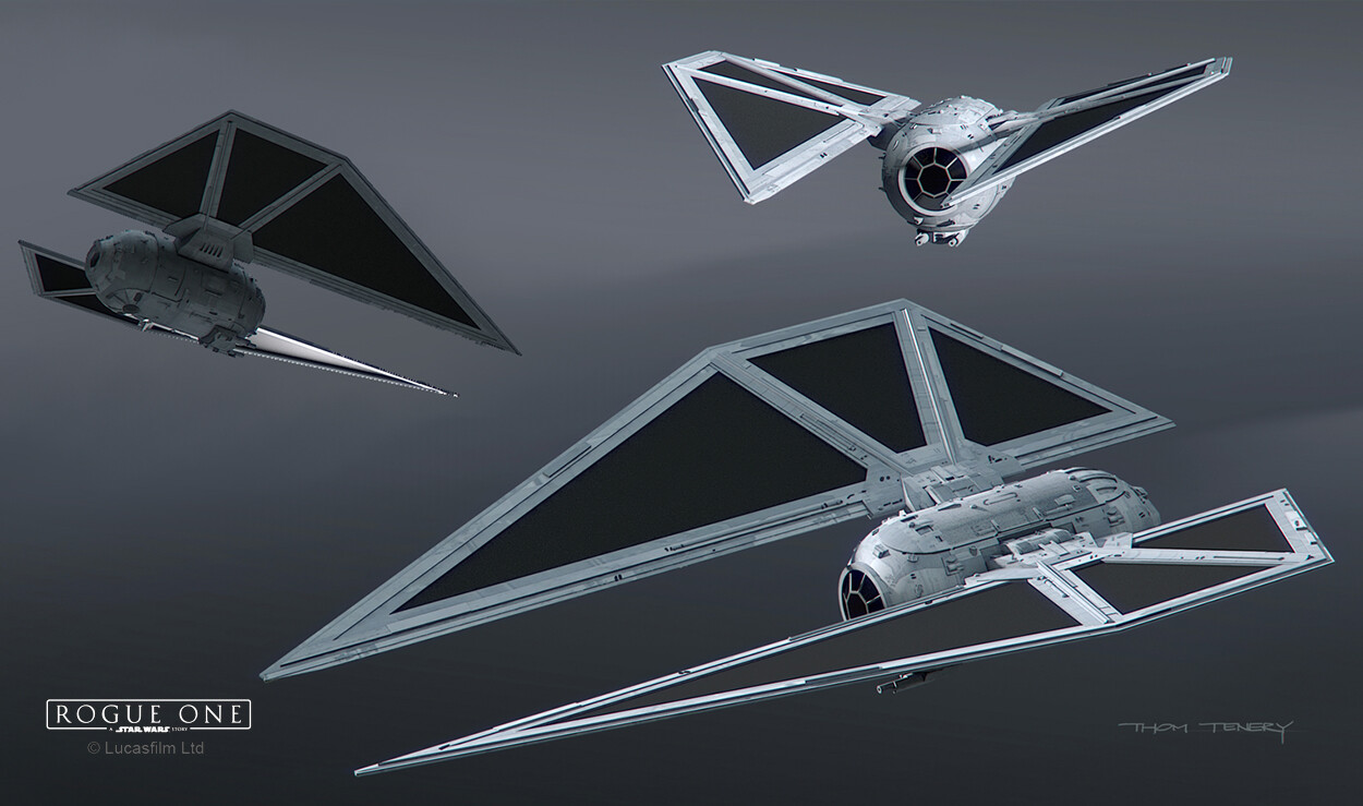 ArtStation TIE Striker :::: Rogue One: A Star Wars Story