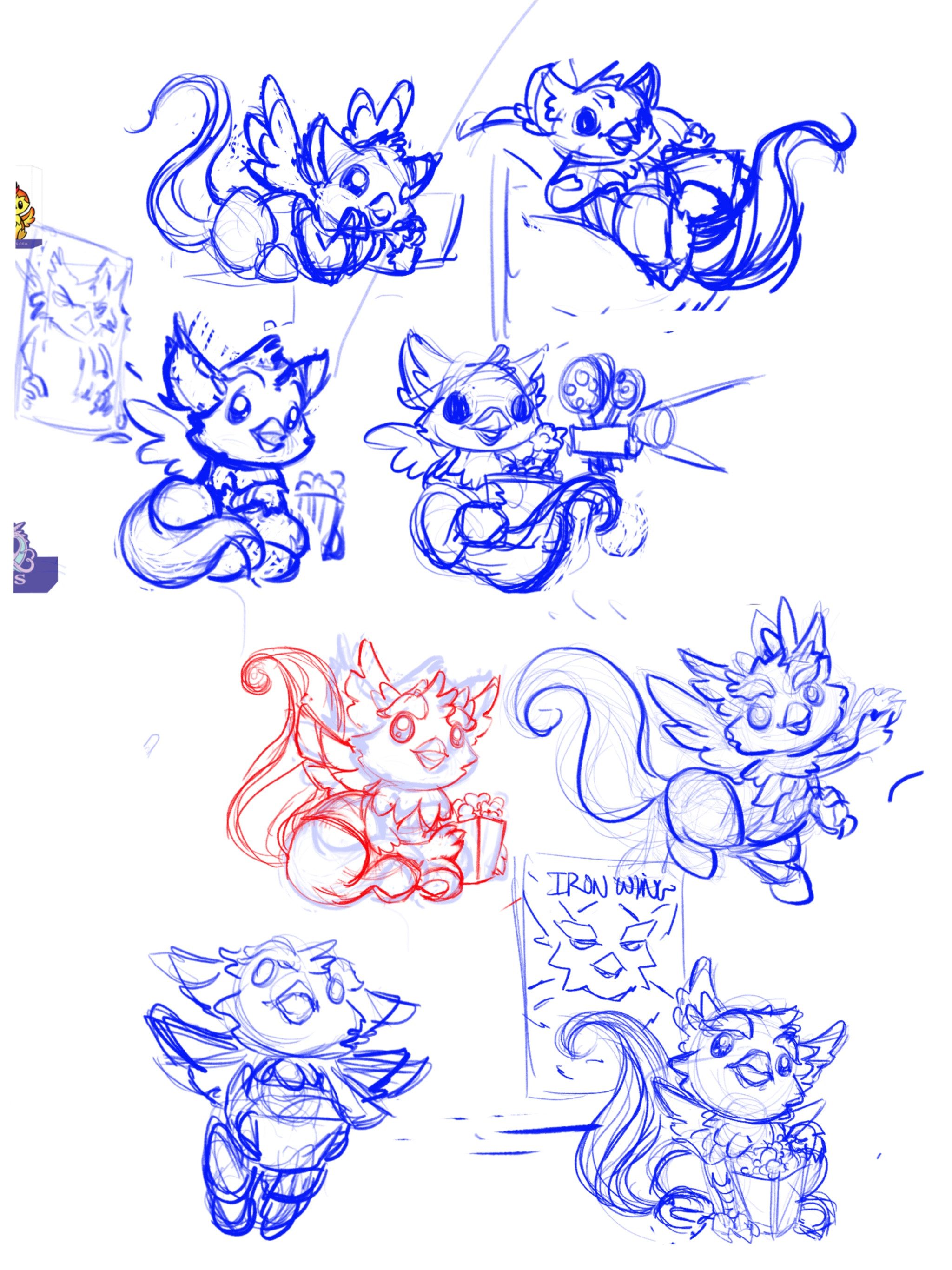 Initial sketches