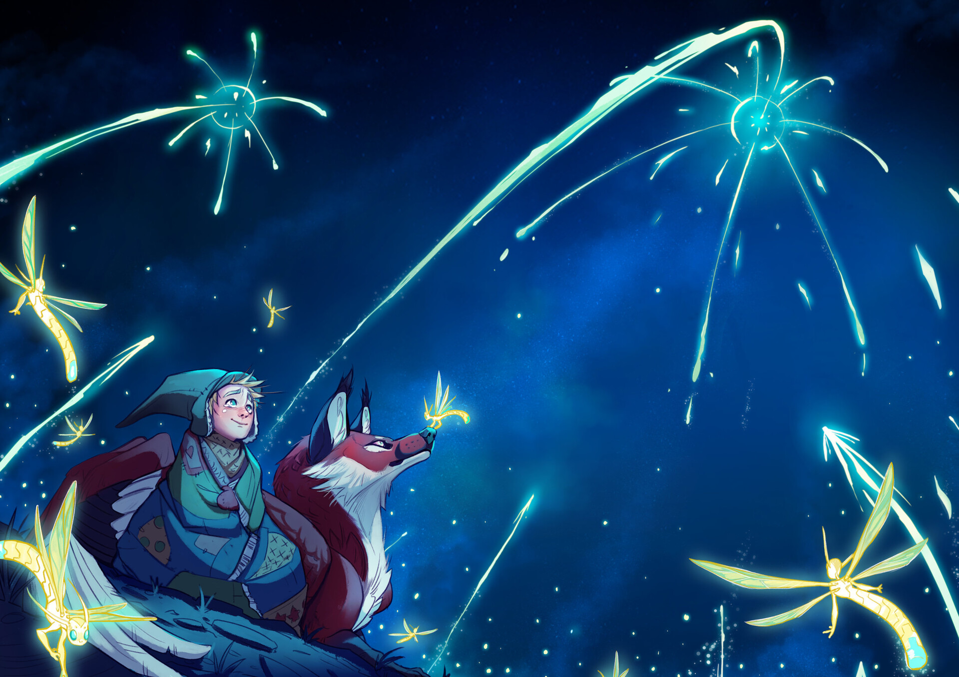 ArtStation - Fairy Fireworks