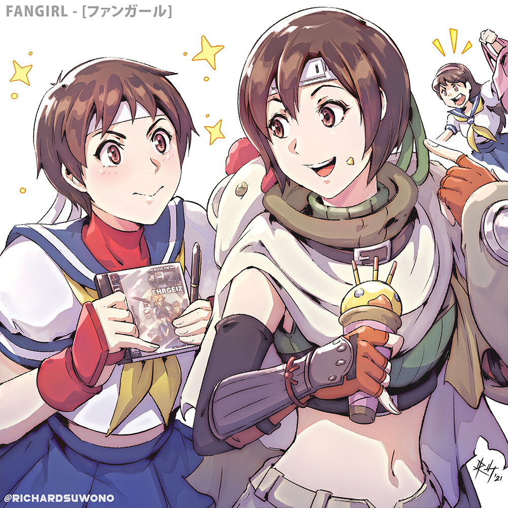 Sakura X Yuffie [Fangirl]