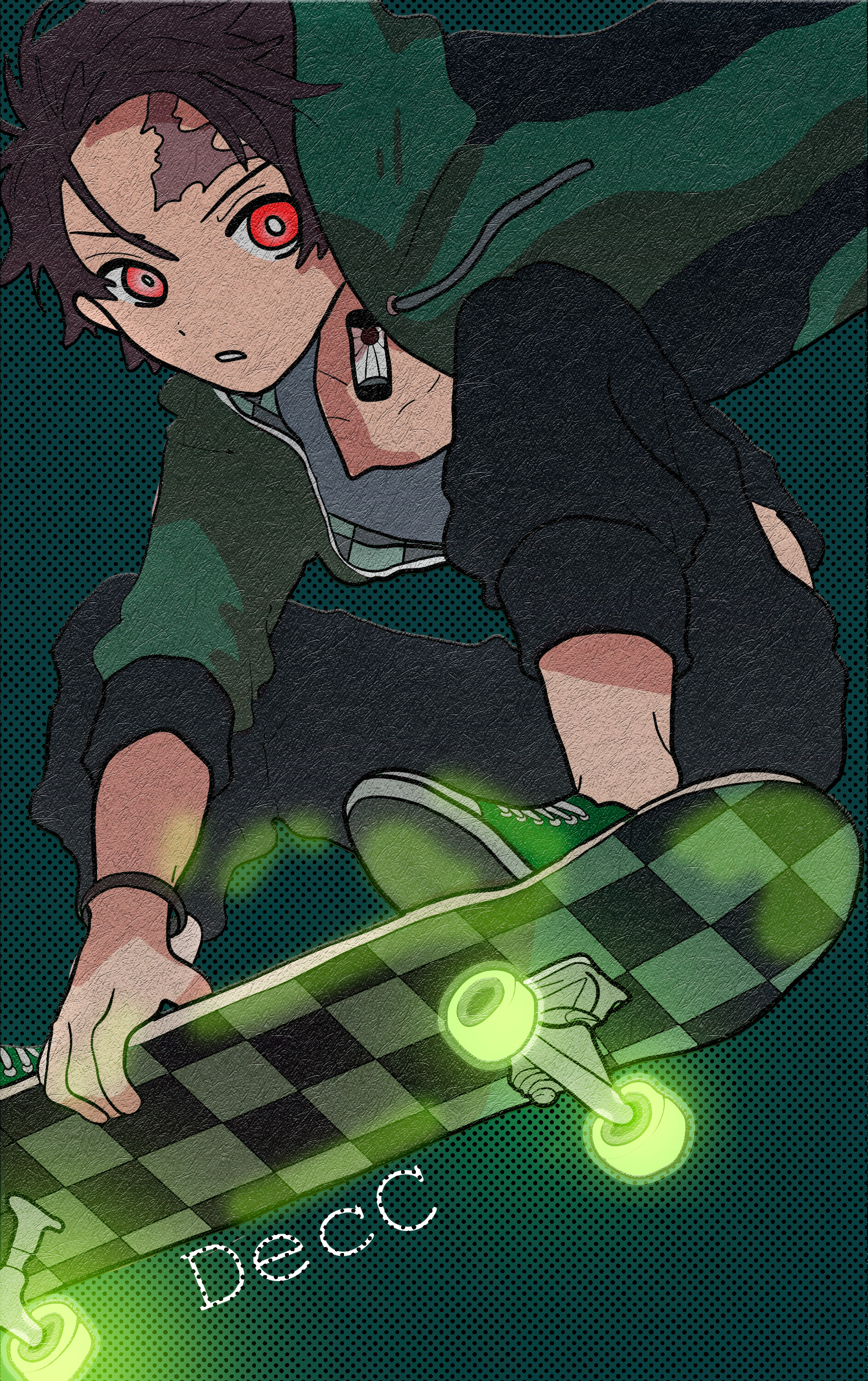 Skate completo Tanjiro Anime