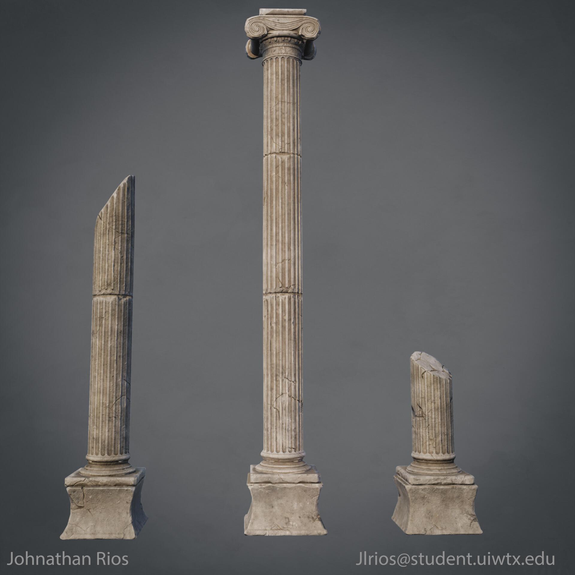 ArtStation Greek Pillars