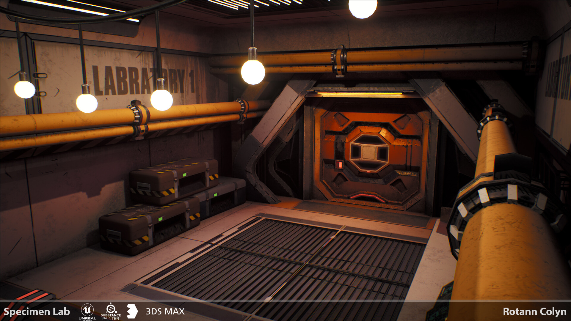 ArtStation Specimen Lab AMONG US, Rotann Colyn