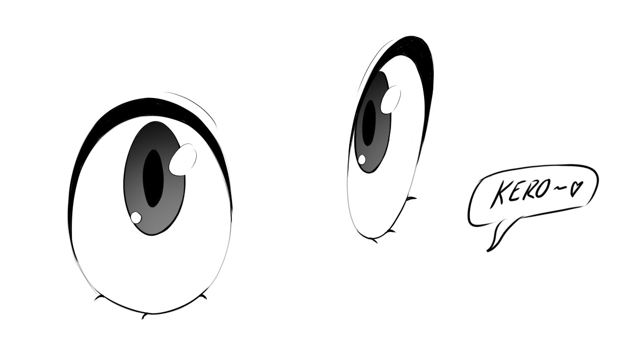 ArtStation - Anime eyes practice