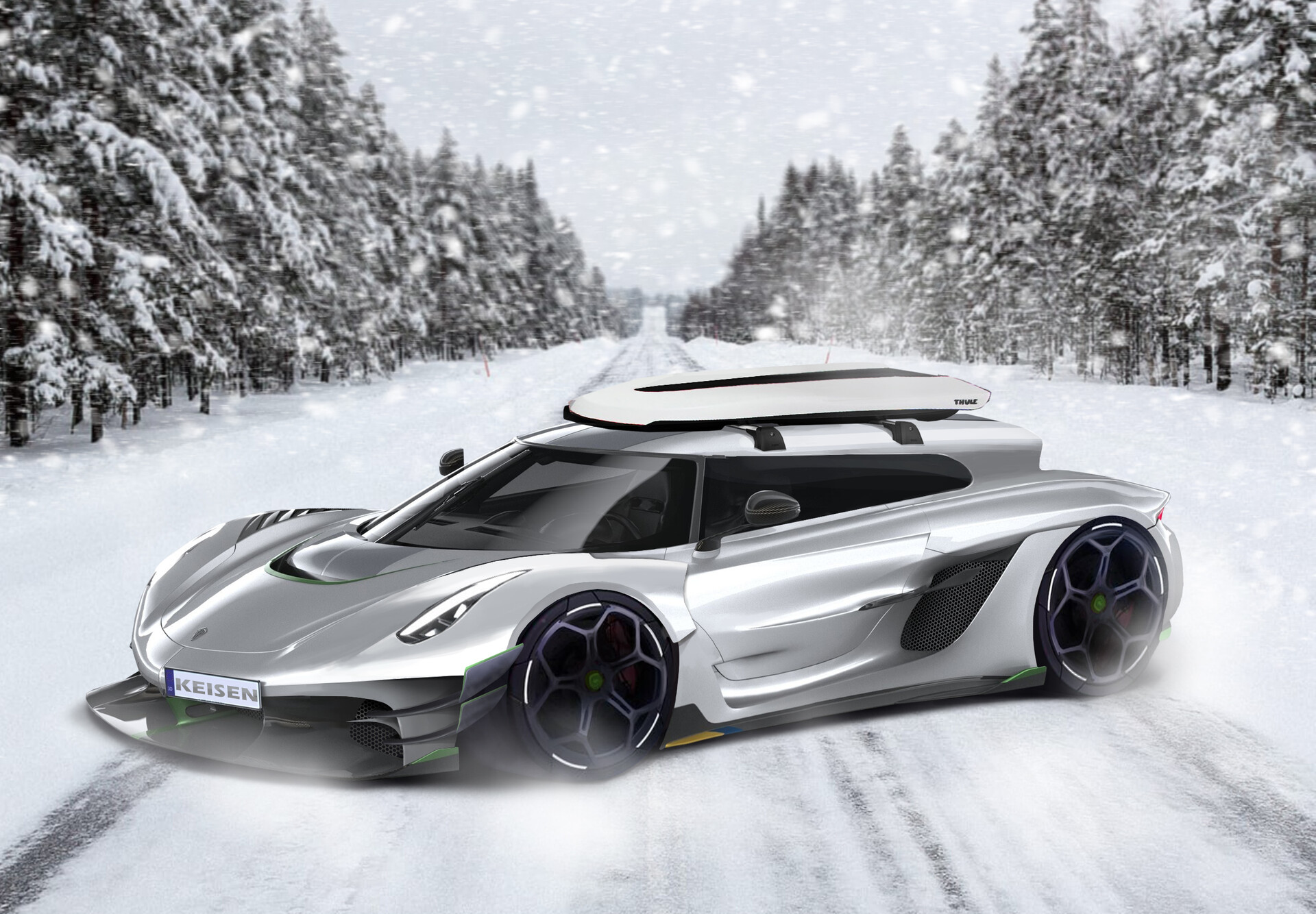 Koenigsegg Agera R Thule ArtStation Koenigsegg Jesko Shooting Brake